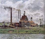 Camille Pissarro Metaponto factory near Watts Spain oil painting artist